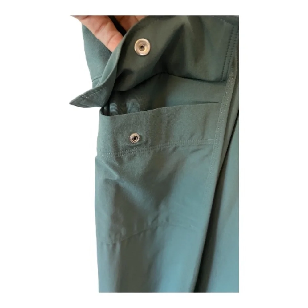 👖 EUC ATHLETA GIRL Sage Green Run Free Cargo Jogger | Size XL/14 (Fits Women’s